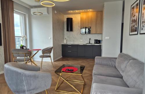 Katowice Apartment | 15 piętro SOKOLSKA 30 TOWERS apartments - NEW - LUX - PARKING - SAUNA - GYM- and THE BEST VIEW in KATOWICE