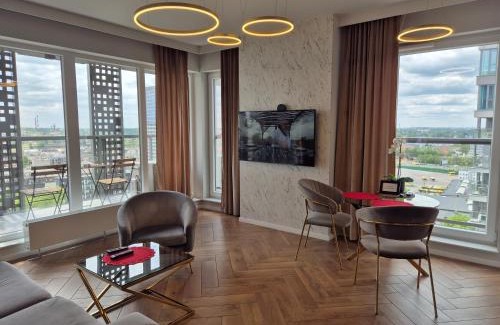 Katowice Apartment | 15 piętro SOKOLSKA 30 TOWERS apartments - NEW - LUX - PARKING - SAUNA - GYM- and THE BEST VIEW in KATOWICE