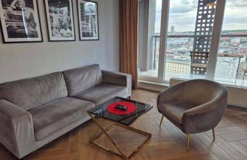 Katowice Apartment | 15 piętro SOKOLSKA 30 TOWERS apartments - NEW - LUX - PARKING - SAUNA - GYM- and THE BEST VIEW in KATOWICE