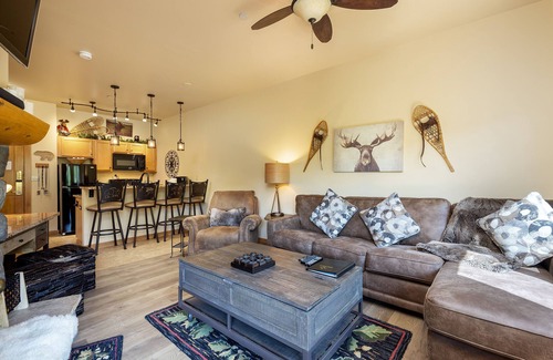 River Run Condo | 150 yds to the Gondola/Shared Pool and Hot Tub Access/Private Patio