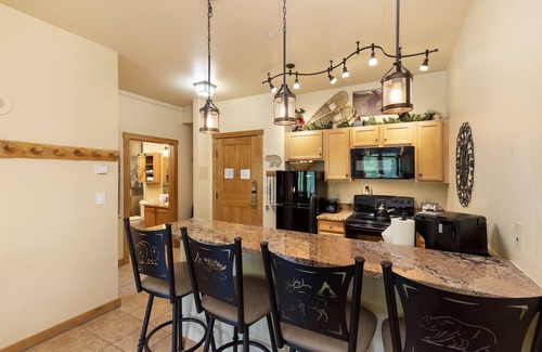 River Run Condo | 150 yds to the Gondola/Shared Pool and Hot Tub Access/Private Patio