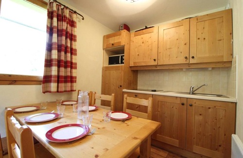 Val Cenis Apartment | 150m from ski slopes, 2nd floor, view mountain, fitness, swimming pool, balcony, tv, ski locker