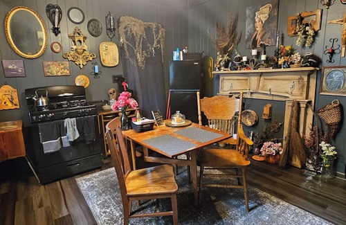 Centreville House | 1880s country Victorian getaway with dark eclectic decor