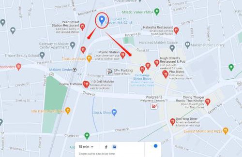 Malden Apartment | 19 Malden 3Br Apt on 2F with WIFi and Free parking with Windows AC
