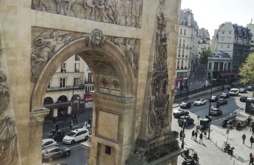Strasbourg -Saint-Denis Apartment | 19th Century Haussmannian apartment with view of Louis XIV gate to Paris