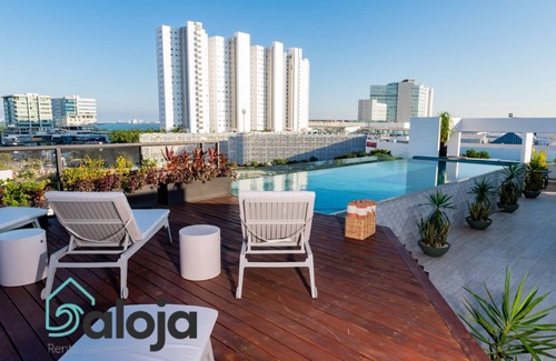 Downtown Cancun Apartment | 1B - Elegant studio with elevator