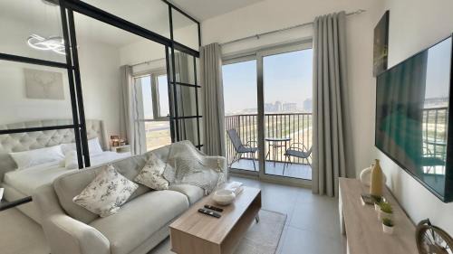 Dubai Apartment | 1BR Apartment with Burj Khalifa View in Dubai Hills by Bhavan Vacation Homes