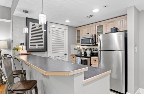 Baytowne Wharf Condo | 1BR Condo at Baytowne! Steps to Wharf, Tropical Pool & Hot Tub, Balcony View.