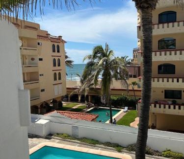 Marina Mazatlan Apartment | 2 bdrm - Sleeps 8 -Ocean front -Ocean View