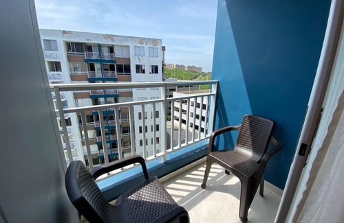 Riomar Apartment | 2-bedroom apartment in beautiful Barranquilla with AC, gym, 3 swimming pools