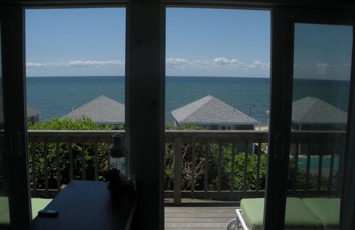 North Truro Cottage | 2 Bedroom Cottage with Ocean views inside and out on private wrap around deck!