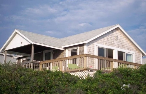 North Truro Cottage | 2 Bedroom Cottage with Ocean views inside and out on private wrap around deck!