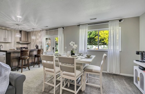 North Salt Lake House | 2-bedroom cozy basement North Salt Lake with WiFi, AC