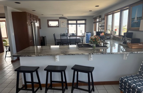 Seabrook Apartment | 2 BR/1.5 Bath , Second-floor Beach House Apt w/stunning Bay Views and Sunsets
