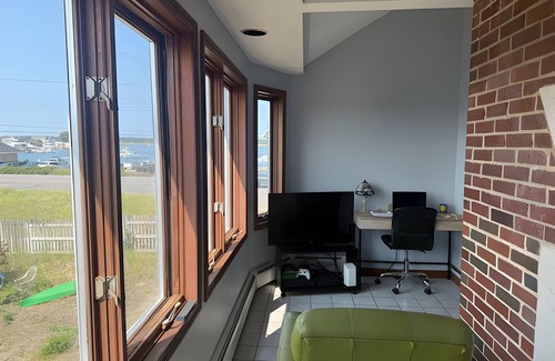 Seabrook Apartment | 2 BR/1.5 Bath , Second-floor Beach House Apt w/stunning Bay Views and Sunsets