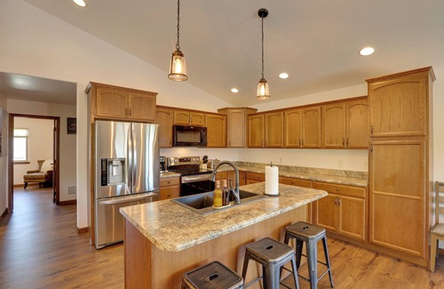 Sturgis House | 2 Mi to Downtown Sturgis: Quiet Ranch Home w/View