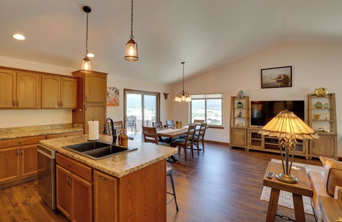 Sturgis House | 2 Mi to Downtown Sturgis: Quiet Ranch Home w/View