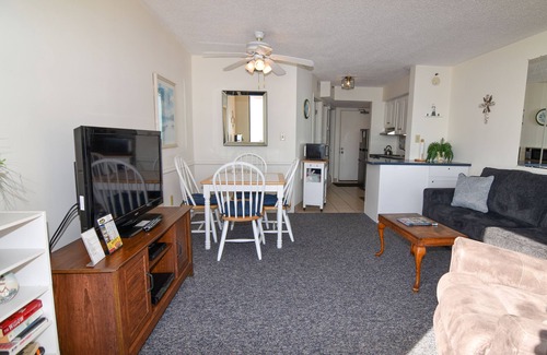 Crescent Beach Condo | 2 night minimum. Discounts all year. 1 bedroom oceanfront. Great location. Pool.