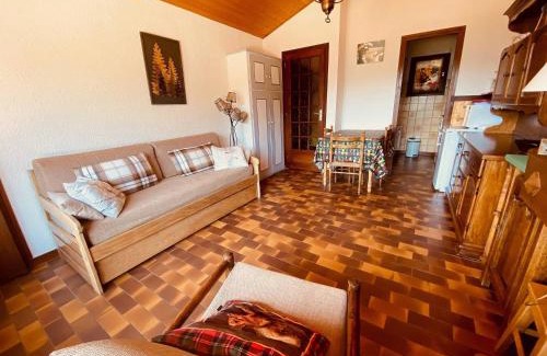 La Clusaz Apartment | 2 pièces cabine sans prétention avec balcon et parking - FR-1-459-47
