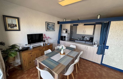Port-la-Nouvelle Apartment | 2-room apartment cabin, near beach, balcony