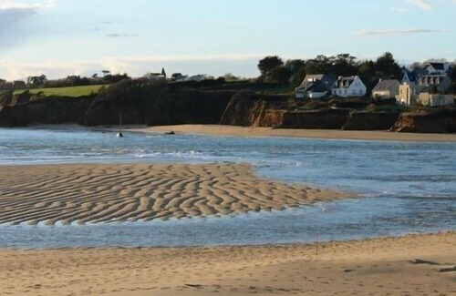 Guidel-Plages Apartment | 2 room apartment for 4 people - Superb sea view from the terrace 50 m from the beach