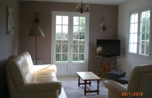 Saint-Jacut-de-la-Mer Cabin | 200m from the sea beautiful house of 110m2 for 6pers, comfortable, enclosed garden 473m