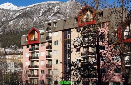 Briancon Apartment | 20m from ski slopes, 4th floor, balcony, ski locker, 28m², Serre Chevalier