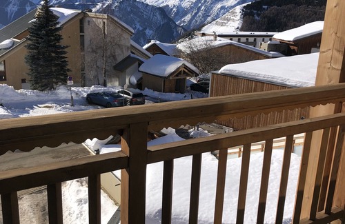 Viel-Alpe Apartment | 20m² south-facing studio with terrace 50 m from ski resort center