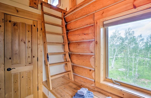 Fairplay Cabin | 22STR-00506 Fairplay Log Cabin: 26 Mi to Breck!