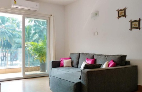 Arpora Apartment | 23) Serviced delightful apartment central Arpora