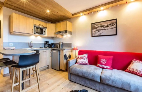 Meribel-Mottaret Apartment | 28 m² Studio flat ∙ 1 bedroom ∙ 4 guests