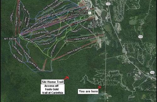 West Dover Apartment | 2BD 1BA - Mount Snow VT - Ski-Back Trail - Shuttle