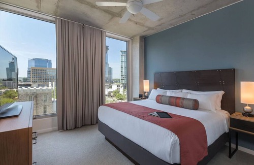 Civic District Hotel | 2BD Suite - Downtown Austin Resort Perfect for Families!
