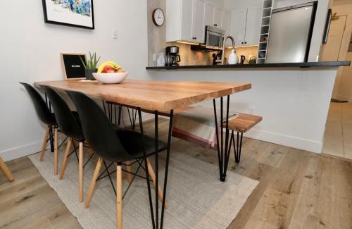 Village North Apartment | 2BR 2BA Whistler Escape with Newly Renovated Hot Tub, Steps from Olympic Rings and Cafes