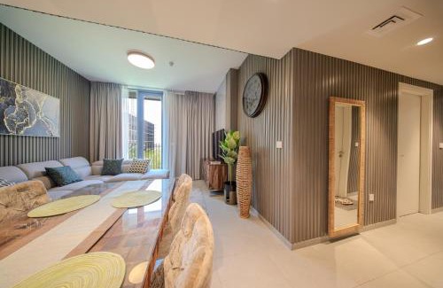 Sharjah Apartment | 2BR Aljada heaven by BlueCloud Holidays