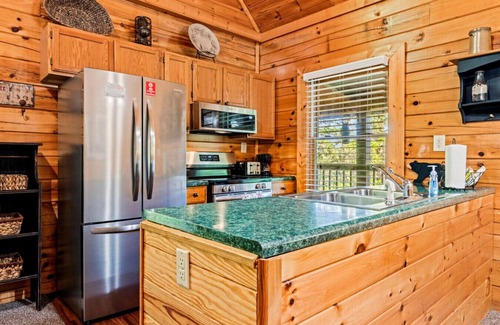 Sevierville Apartment | 2BR Cabin w/Lake Access*Hot Tub*Game Room*Pets!