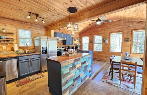 Logan Cabin | 2BR cabin with private hollow, creek, and historic dam, minutes to trails/food