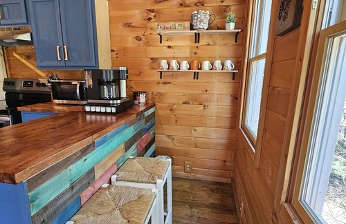 Logan Cabin | 2BR cabin with private hollow, creek, and historic dam, minutes to trails/food