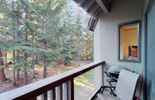 Upper Village House | 2BR + Den | Gables | King Beds | Steps from Both Mountains | Private Balcony w/BBQ