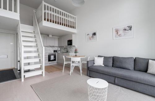 Tampere Apartment | 2ndhomes Tampere "Oodi" Loft Apartment - Brand New Top Floor Apt that Hosts 6