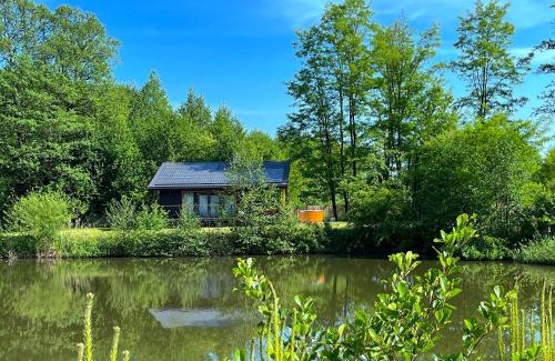 Susiec House | 2os Domek z prywatną balią z jacuzzi, kominek, na odludziu, jedyny na 10000 m2 terenie, widok na las, lubelskie Roztocze