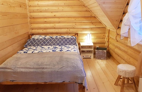Jastrzebia Gora House | 2x BeHappy Woodhouse log houses Sauna Jacuzzi Gdansk near Jastrzębia Góra