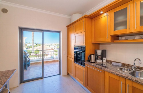 Porto de Mos Apartment | 3 Bed/2 bath apt, terraces, pool, walk to beach