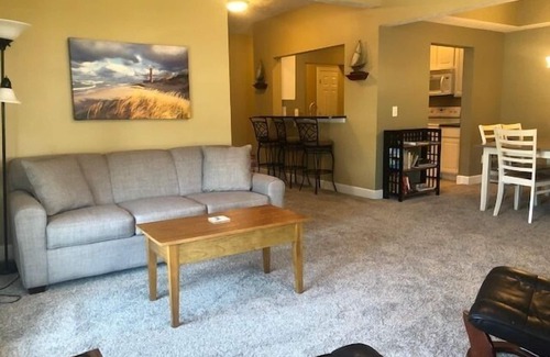 Ludington Condo | 3 Bed, 2 Bath Condo with Large Balcony offering Amazing Marina & Harbor Views