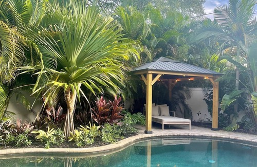 Crescent Heights House | 3 bedroom 2 bath private designer bungalow w/pool walk to everything in St Pete