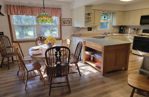 Michigan City House | 3-bedroom house in beautiful country setting with WiFi, AC.