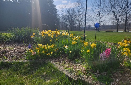 Michigan City House | 3-bedroom house in beautiful country setting with WiFi, AC.