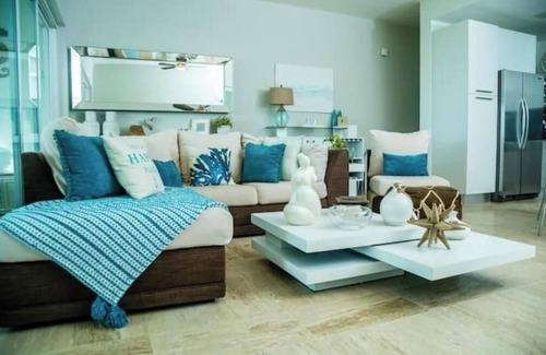 Las Terrenas Apartment | 3 BR First Line Beach apt at playa bonita p2-101