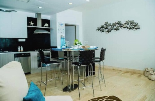 Las Terrenas Apartment | 3 BR First Line Beach apt at playa bonita p2-102