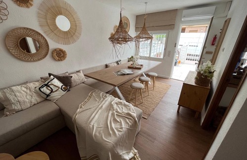 La Mata House | 3-level family bungalow in La Mata: 2-min walk to beach; terrace w/sea views